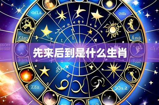 先来后到是什么生肖