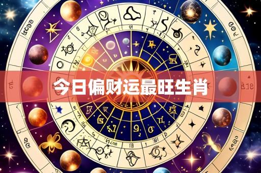 今日偏财运最旺生肖