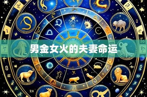 男金女火的夫妻命运