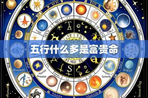 五行什么多是富贵命