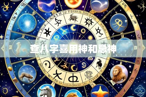 查八字喜用神和忌神
