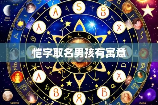 恺字取名男孩有寓意