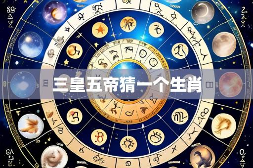 三皇五帝猜一个生肖