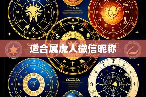 适合属虎人微信昵称