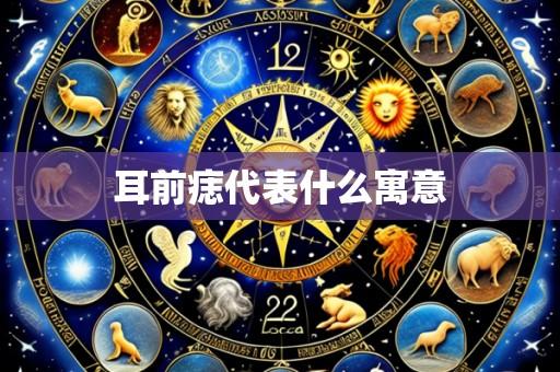 耳前痣代表什么寓意