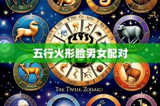 五行火形脸男女配对