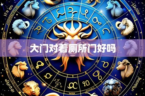 大门对着厕所门好吗