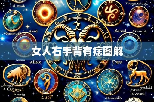 女人右手背有痣图解