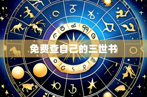 免费查自己的三世书