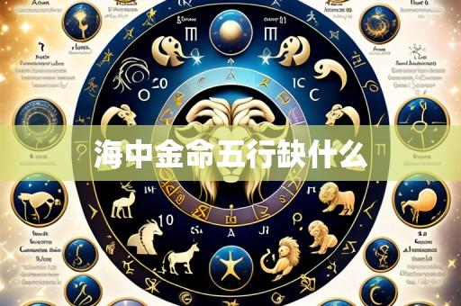 海中金命五行缺什么