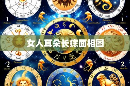 女人耳朵长痣面相图