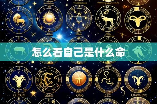 怎么看自己是什么命