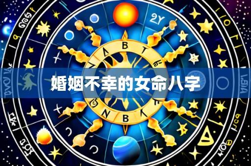 婚姻不幸的女命八字