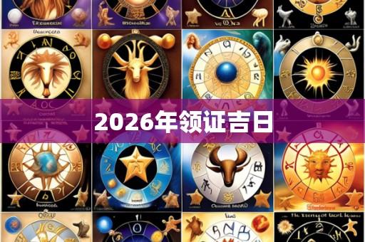2026年领证吉日