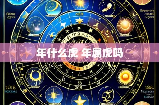 年什么虎 年属虎吗