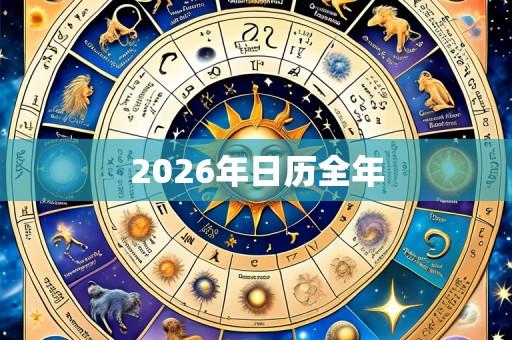 2026年日历全年