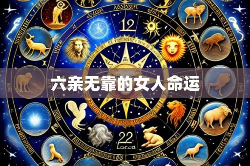 六亲无靠的女人命运