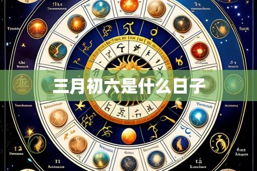 三月初六是什么日子