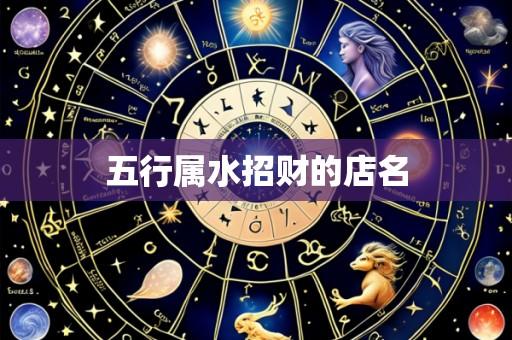 五行属水招财的店名