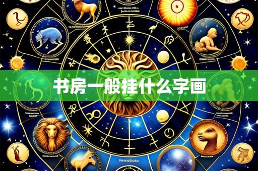 书房一般挂什么字画