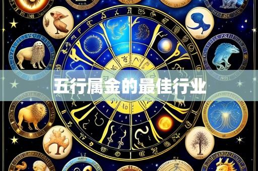 五行属金的最佳行业