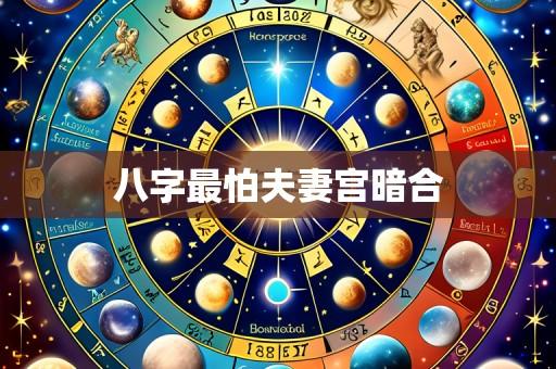 八字最怕夫妻宫暗合