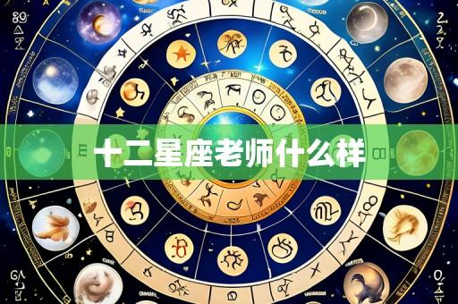 十二星座老师什么样