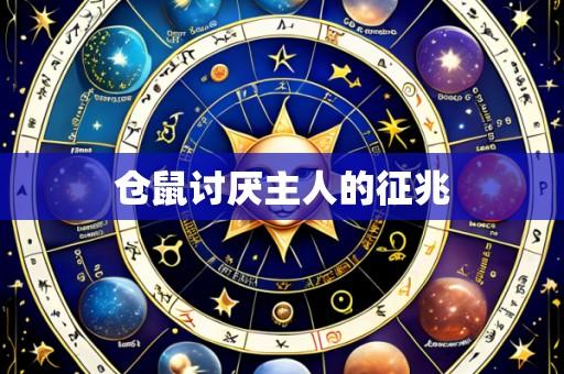 仓鼠讨厌主人的征兆