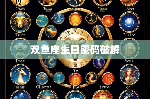 双鱼座生日密码破解