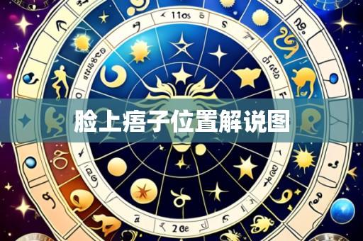 脸上痦子位置解说图