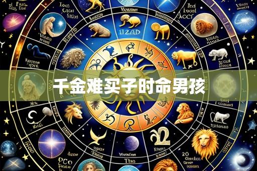 千金难买子时命男孩