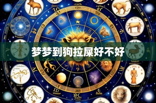 梦梦到狗拉屎好不好