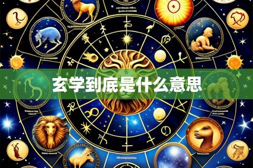 玄学到底是什么意思