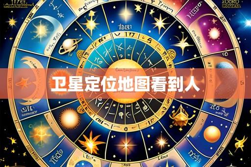 卫星定位地图看到人