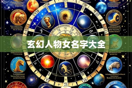 玄幻人物女名字大全