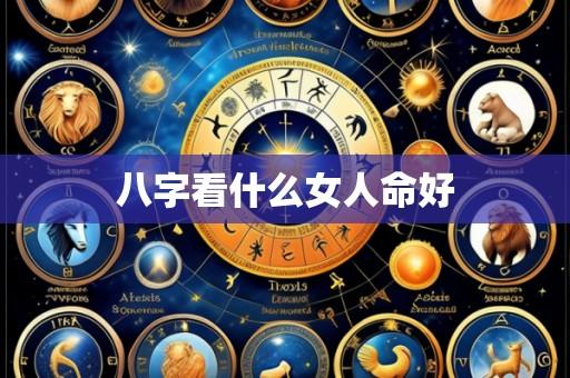 八字看什么女人命好