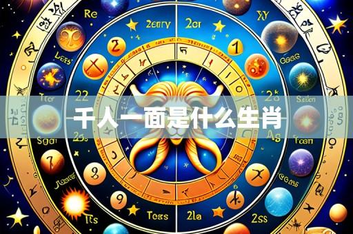 千人一面是什么生肖
