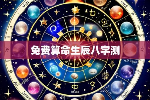 免费算命生辰八字测