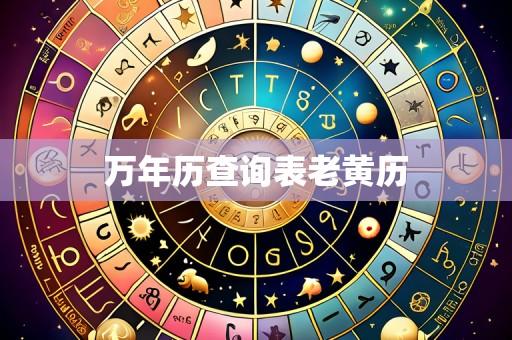 万年历查询表老黄历