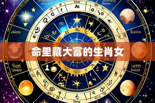 命里藏大富的生肖女