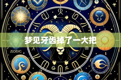 梦见牙齿掉了一大把