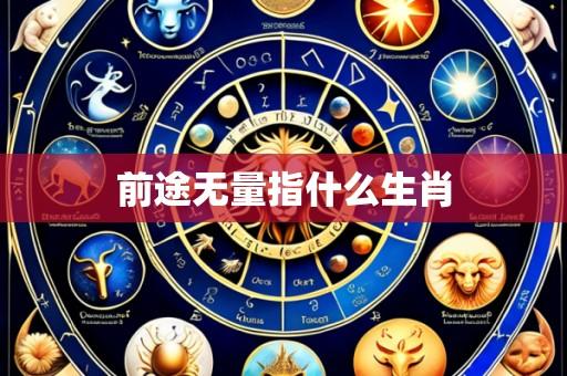 前途无量指什么生肖