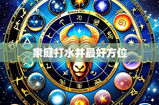 家庭打水井最好方位