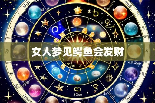 女人梦见鳄鱼会发财