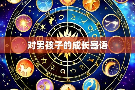 对男孩子的成长寄语