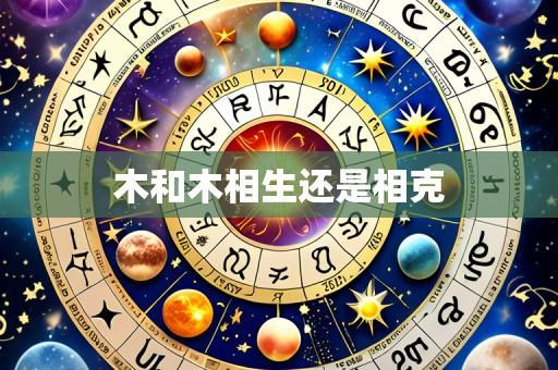 木和木相生还是相克