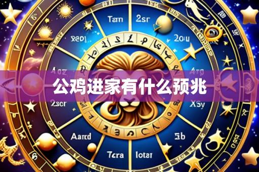 公鸡进家有什么预兆