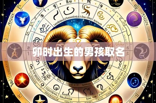 卯时出生的男孩取名
