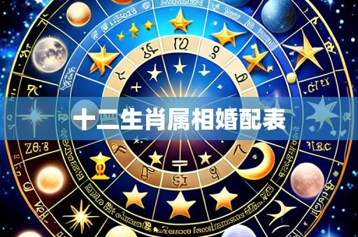 十二生肖属相婚配表