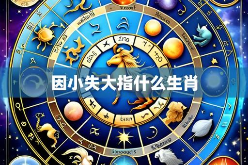 因小失大指什么生肖
